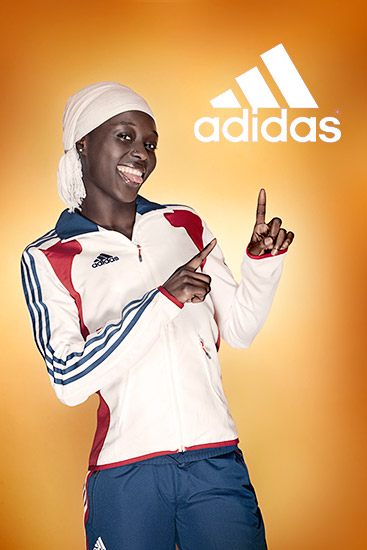 Retouche Adidas avec Myriam Soumaré